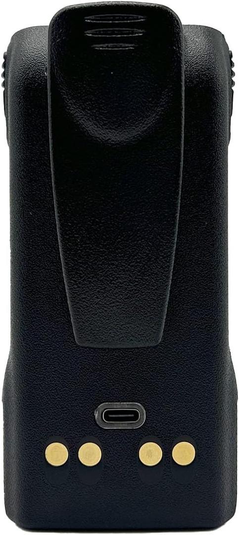 NNTN7335B NNTN7335 NNTN7335A 3200mAh Li-ion Battery USB Type C for XTS1500 XTS2500 XTS2250 PR1500 MT1500 Portable Radio NNTN7554 NTN9858C NTN9858 NTN9857C with Belt Clip