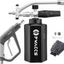 PWACCS Foam Cannon Dual Connector, Pressure Washer Car Wash Foam Gun, Short Power Washer Gun Kit with Dual-Connector Accessory, 1/4" Quick Connector, 1.5 Liter, 4000 PSI
