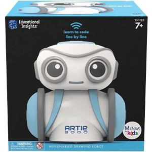 Educational Insights Artie 3000 The Coding Robot: Drawing STEM Robot Toys For Kids Boys And Girls, Classroom Must Haves, Ages 7+