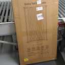 51.18" Extra Tall Pet Gate for Cats Dogs-29.6"-56.3" Extra Wide Baby Cat Gate for Stairs and Doorways-1.37" Ultra Narrow Spacing Dog Gate Dog Door with One-Handed Operation(29.6"-56.3") (Black)