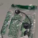 Rockstar Headset with Mic - Fake Singer Costume Prop for Holiday Concert, Ugly Sweater Party & Funny Xmas Gift for Christmas and Cosplay Party