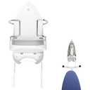 Alpinista Ironing Board Hanger Wall Mount Ironing Board Holder Wall Mount for Laundry Rooms Storage Organizer, White