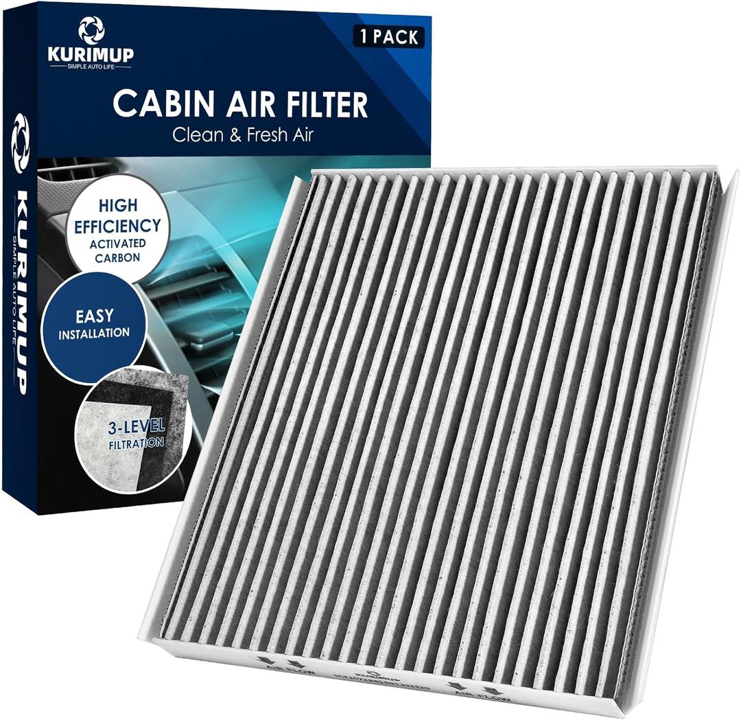 Premium Cabin Air Filter with Activated Carbon,Replacement for CF10728,Fit for Hyundai Accent(2008-2011)/Elantra(2007-2016), Kia Forte(2014-2018)/Forte Koup(2014-2017)/Forte5(2014-2018).