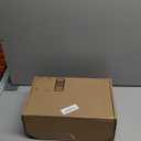 PIZZ ANNU Women's Square Open Toe Heels Sandals Low Block Chunky Heeled Sandal Slip on Mules Comfortable Casual Dress Pumps Shoes (9, Off-White)