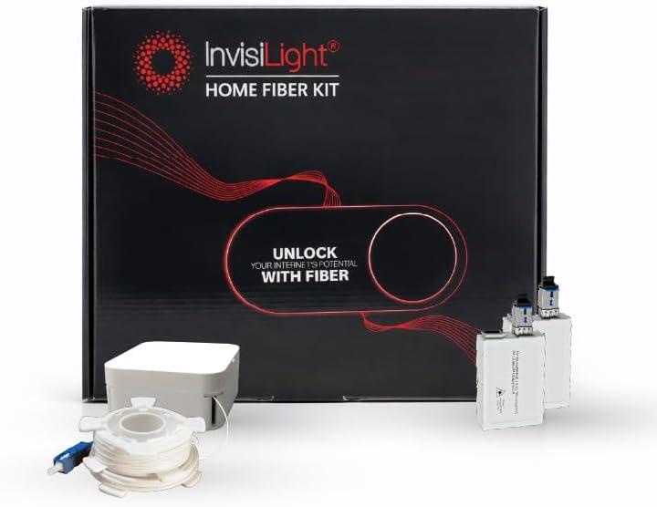 Home Fiber Kit: Wired Internet Where You Need It  Create a Nearly Invisible Wired Connection for Wi-Fi, Gaming, and More  Ultra-Thin 0.6mm Fiber, DIY Installation, Up to 1Gbps Speed