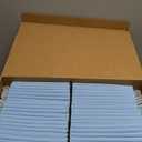 TahoeBay Slim Can Cooler Sleeves (50-Pack) Skinny Tall Cans 12 Oz Bulk Thin Seltzer Fit Sublimation Blanks for Vinyl Plain Blank Foam Beer Bottles Black White Assorted Solid Set (Placid Blue)