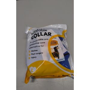 Dog Cone Bencmate Inflatable Collar - L Blue Comfortable