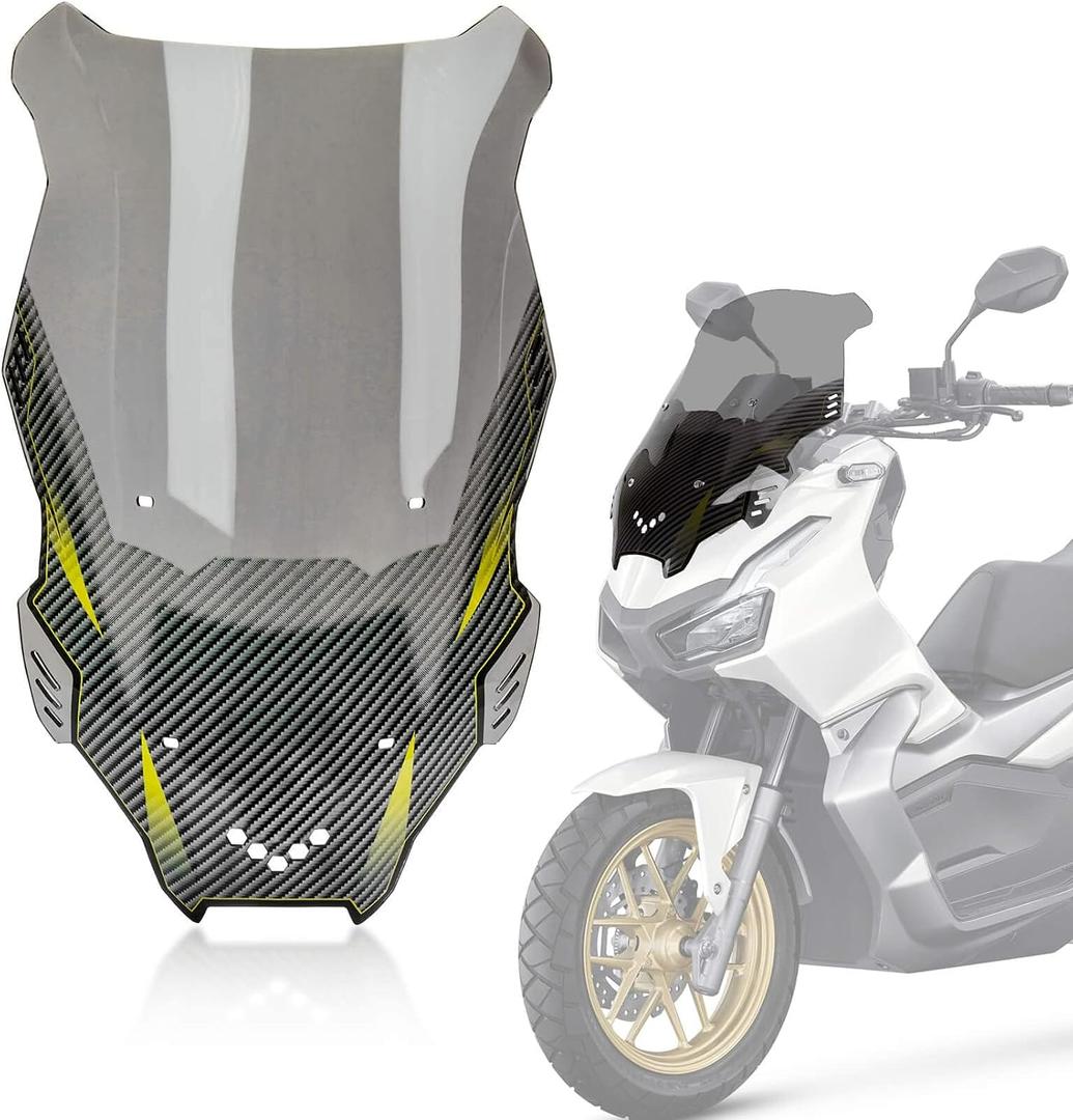 PSLER Windshield for ADV150 2019-2023 and for ADV 160 2023-2026 Windscreen Deflector for ADV Motorcycle Accessories (Smoke)