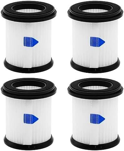 ilovelife 4PCS HEPA Filter with Mesh Filter Replacement for INSE N5S N5T S6T S6P Pro S610/TMA T120 T121 T151 T150 T220 T210 T181 T180 T220 Cordless Vacuum Cleaner, White