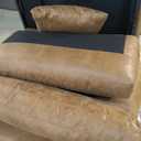 Telora Caramel Chair and 
Emerald Home Furnishings LakeView Presley Sofa - Brown