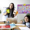 QUOKKA ABC Learning Flash Cards for Toddlers 1-3 Years - 120 Flashcards for Kids 2-4 in a Bag - Alphabet Numbers Letters Preschool Activities Ages 4-8 - Gift Speech Therapy Toys 1-3-5 yo