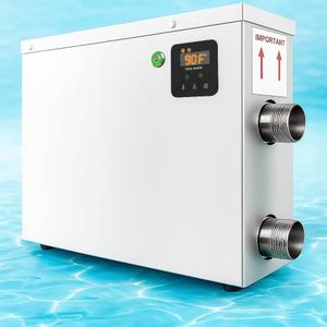 Electric Pool Heater for Inground & Above Ground Pools 11KW 220V, Hot Tub Heaters with Digital Touch Screen, SPA Water Thermostat Swimming Pool Warmer