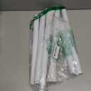 1.1 Inch Diameter Tension Closet Rods for Hanging Clothes 32-85 Inch, Adjustable Pole Closet to Hang Clothes, Heavy Duty Closet bar for Wardrobes with No Drilling Holder, White