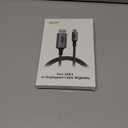 acer USB C to DisplayPort Cable 6.6 FT (4K@60HZ 2K@165Hz), Type-C to DisplayPort Cord (Sturdy Aluminum, Plug & Play) Thunderbolt 3/4/5 Compatible with MacBook Pro/Air, iPhone 16 Pro/Max, XPS, Surface