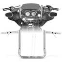 1 1/2 Inch 14" Rise 2024-up Street Glide Handlebar Ape Hangers, Chrome