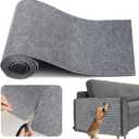 Cat Scratching Mat 100"x16" Timmable Cat Scratch Furniture Protector, Self-Adhesive Scratching Carpet for Post, DIY Climbing Scratcher and Cat Tree Shelves(Light Grey)
