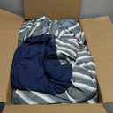 Nautica - Queen Comforter Set, Soft & Reversible Bedding for Year Round Comfort, 3 Piece Bed Set with Matching Pillowcases (Heathered Block Grey)