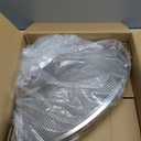 Fire Pit Spark Screen,27 Inch Fire Pit Screen Cover Stainless Steel Outdoor with Handle&Poker,Firepit Screens Cover Round Mesh Lid Heavy-Duty Steel Replacement for Backyard/Beach/RV Camping