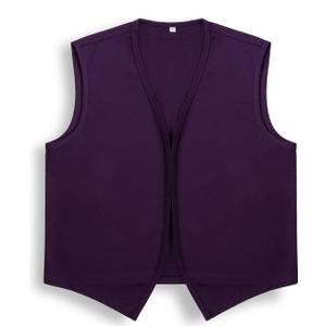 AMNPOLEN Unisex No Pocket Button Uniform Vest Halloween Costume Outfit, Small