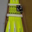 Crossbow Bolts 20inch Fluorescence Color Carbon Crossbow Hunting Arrows with 4" Vanes and Replaced Arrowhead(12 Pack)