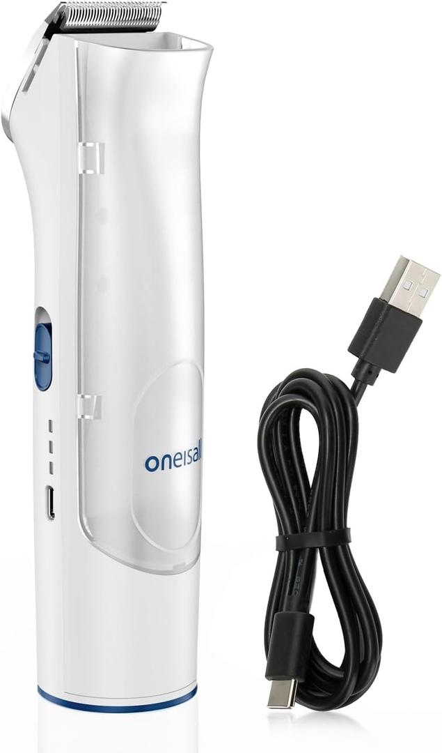 oneisall Replacement Main Clipper + USB Charger for BM1 Dog Grooming Vacuum Blow Dryer and Clippers