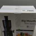 Juicer Machines, ECOSELF Cold Press Juicer with 4.35" Large Feed Chute Fit Whole Fruits & Vegetables, Easy to Clean