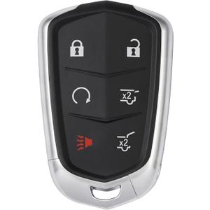 HelloAuto Key Fob Replacement Fit for Cadillac Escalade ESV 2015-2020, Proximity Smart Key Keyless Entry Remote Control Start for Cadillac Escalade (HYQ2AB, 13580812, 13594029s, 315MHZ)