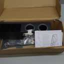 BOIVSHI Hair Dryer Holder Wall Mounted, Metal Hair Tools Organizer, Hair Dryer Holder for Blow Dryer, Curling Iron, Straightener, Bathroom Hair Accessories Tools Organizer, Black