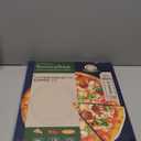 Pizza Pan - 14 Inch Nonstick Pizza Pan for Oven with Widen Handles for Cooking, Baking, and Grilling - Durable, Even Heating, Long-Lasting Kitchen Cookware (1, Black)