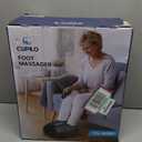CuPiLo Foot Massager FSA Eligible HSA, 5 Compression Levels & Deep Kneading, Black