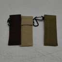 Rosewood Foldable Wood Chopsticks Portable Outdoor Utensils Reusable Travel Chopsticks Collapsible with Carrying Pouch (6 Pieces)