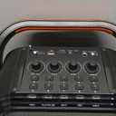 JYX Karaoke Machine with 2 Wireless Microphones, Portable Bluetooth Speaker PA System with Shoulder Strap, Subwoofer Support TWS, USB, Radio, AUX, REC, Bass&Treble for Home Party/Meeting/Adults/Kids