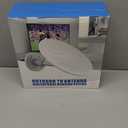 Outdoor TV Antenna for Digital TV, 720 Long Range Omni Directional Reception Digital HD Antenna Signal, with Super Signal Booster, 35ft HDTV Cable, for Attic/Camping/RV/Boat, 2026 Latest (WHITE01)