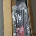 ECOTRIC Motorcycle Wheel Chock Stand Upright 1800lb Capacity, Adjustable Motorcycle Front Tire Stand Chock for Trailer Truck Garage Fit for Most Motorcycles Tire Size 15"-22" Wheels (Black 1800 lbs)