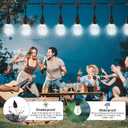 S14 LED Replace Light Bulbs for Patio String Light Shatter-Resistant Waterproof Hanging Light Bulbs for Outdoor String Lights Base E26 (30)