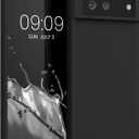 kwmobile Case Compatible with Google Pixel 6 Case - TPU Silicone Phone Cover with Soft Finish - Black Matte