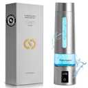 Hydrogen Water Bottle Generator-Up to 8100 PPB Molecular Hydrogen, 12-Hour Hydrogen Retention, IHSA Certified SPE/PEM Tech, Portable Hydrogen Bottle, Healthy Gift (Platinum)