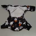 CuteBone Fleece Dog Halloween Pajamas Clothes Puppy Jammies Pet Apparel Cat Onesie for Chihuahua Yorkie Frenchies P305S (Small)