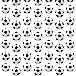 Faccito 8 Pcs Sports Party Banners Sports Theme Party Hanging Decorations Paper Garland for Teens Balls Birthday Baby Shower Home Classroom Supplies Decor(Soccer)