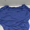 LUX Dcor Queen Fitted Sheet Only - Easy to Fit 360 Elastic Microfiber Sheets - 16 Inches Deep Pocket - Wrinkles Fade Resistant - Dark Navy