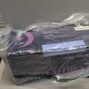 DreamyBlue Gusseted SAPPHIRE Pillow  Adjustable Loft, Luxury Cover, Shredded Memory Foam Fill w/Airflow Beads Ideal For Wide Shoulders Neutral Alignment for All  CertiPUR-US Certified Foam (Queen)