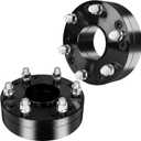 YIZBAP 2PCS 5x4.5 to 6x5.5 Wheel Adapters, 2 inch 5x114.3mm to 6x139.7mm Hub Centric Wheel Adapters 73.1mm Vehicle Side 78mm Wheel Side with 14x1.5 Thread Pitch for Mustang Explorer Aviator