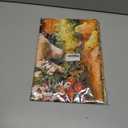 Valances for Windows,Rod Pocket,52 x 18 inch,Roosters Wood Background