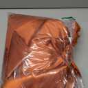 Homiest 4pcs Satin Sheets Set Luxury Silky Satin Bedding Set with Deep Pocket, 1 Fitted Sheet + 1 Flat Sheet + 2 Pillowcases (King Size, Burnt Orange)