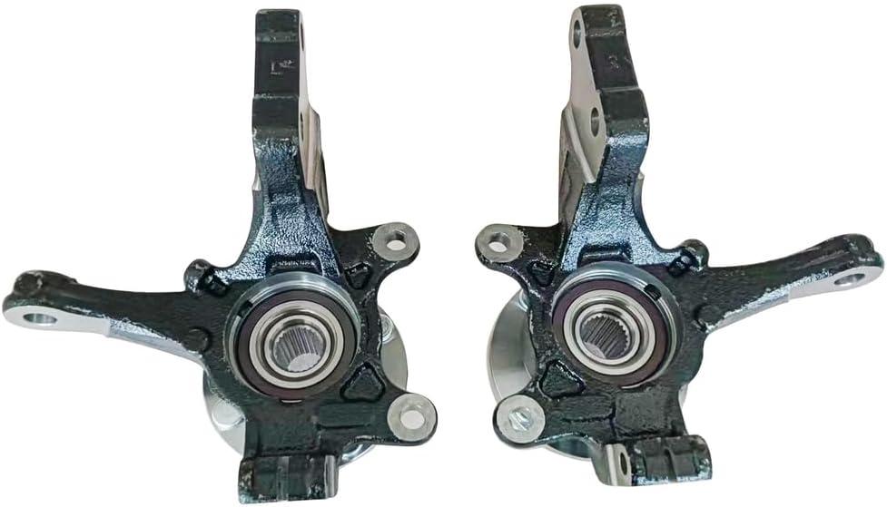 1 Pair Front Steering Knuckle & Wheel Hub Bearing Assembly Fit for 2013-2019 Nissan Versa 1.6L, for 2014-2019 Nissan Versa Note 1.6L 9530100 9530200