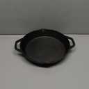 Lodge 12 Inch Pre-Seasoned Cast Iron Skillet - Dual Assist Handles - Use in the Oven, on the Stove, on the Grill, or Over a Campfire , Black