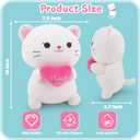 Achwishap Teacher Appereciation Gifts Cat Stuffed Animal-Thank You Cat Plush,14” Cats Plush Toys Birthday Gifts for Kids,Cute Plushies Kitten Stuffed Huggging Pillow,Gratitude Animal Pillow for Adults