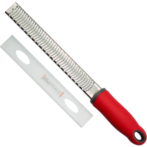 Lemon Zester & Cheese Grater with Razor Sharp Stainless Steel Blade: 1 Pack