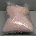 2 PCS Pink Bow Pillow, Soft Bow Decorative Pillows with Faux Fur, Cute 12" Bow Throw Pillows, Aesthetic Home Decor Bow Shaped Plush Pillow for Bedroom Sofa Couch