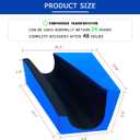 Hip Abduction Pillow Knee Wedge Leg Lifter for After Knee Surgery Replacement Recovery Aids Hip Abductor Pillow Maintain Leg Fixators While Sleeping (Right)
